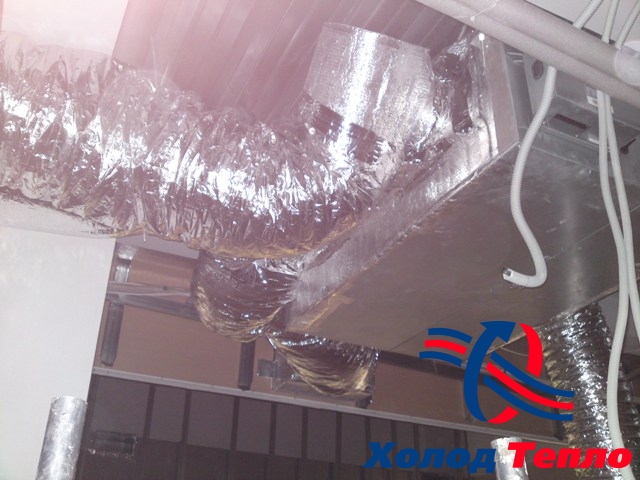 Установка канального кондиционера